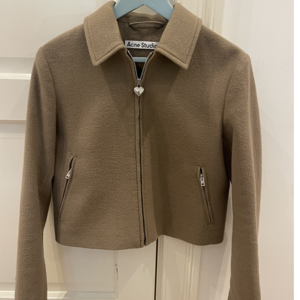 Acne Studios Cropped Wool Jacket - Picture 5 of 10